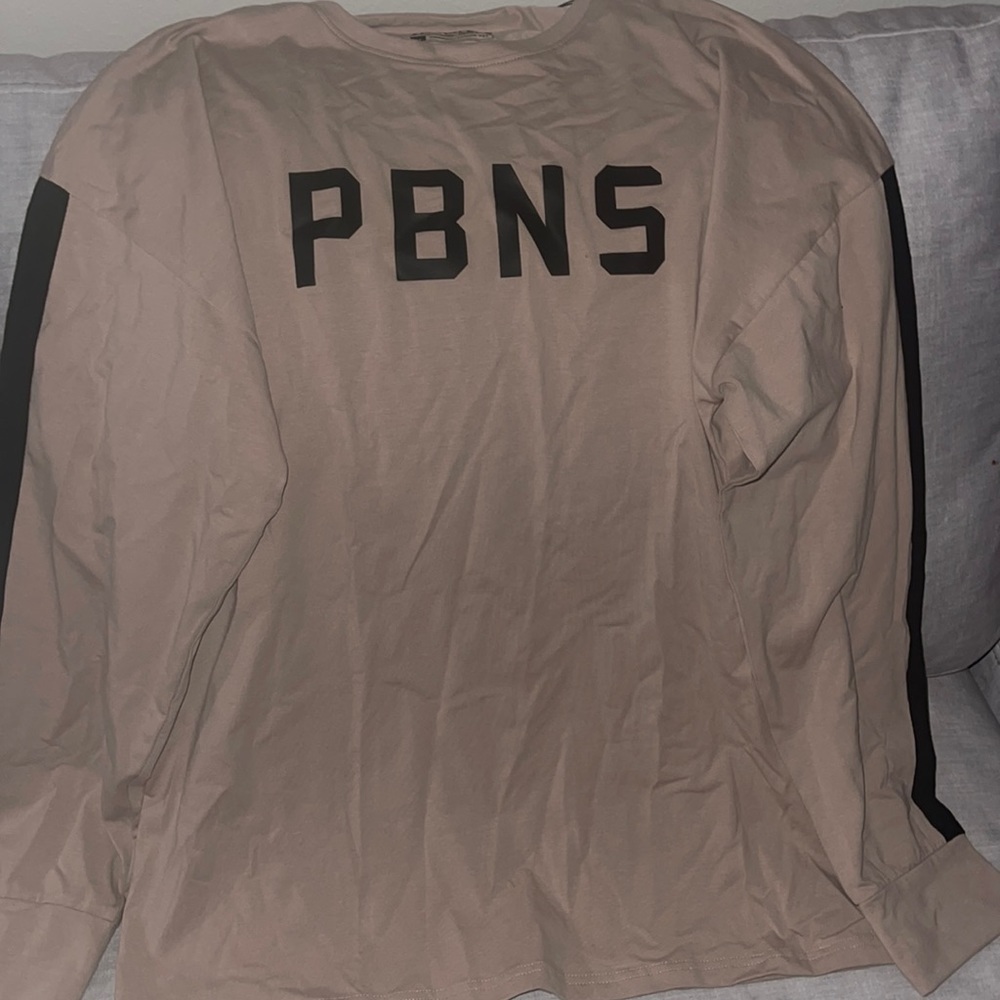 PBNS Oversized Long Sleeve - Flat Rose XL
